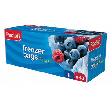 Woreczki mrożonki KLIP kartoni PACLAN 1L 40szt /16