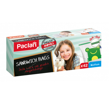 Woreczki śniadaniowe struna PACLAN 16x17 42szt /20