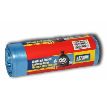 Worki na śmieci RAZDWA 35L NIEBIESKIE HD '50'