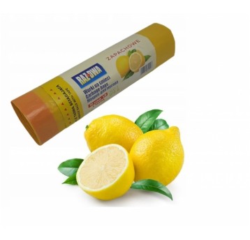 Worki na śmieci RAZDWA 60L TAŚMA ŻÓŁTE ZAPACH '10'