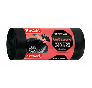 Worki śmieci BIG&STRONG PACLAN 240L 20szt /6
