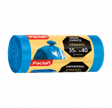 Worki śmieci CLASSIC PACLAN niebiesk 35L 40szt /32