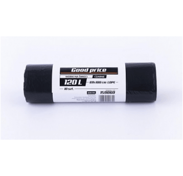 Worki śmieci GOOD PRICE czarne 120L 10szt /42