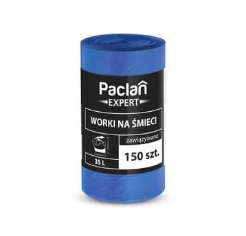Worki śmieci m-top EXPERT niebiesk 35L 150szt /16