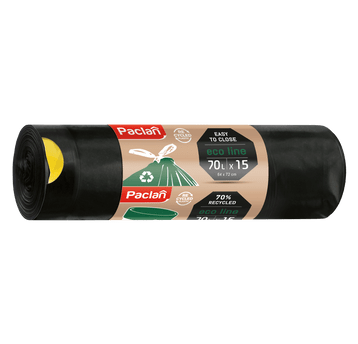 Worki śmieci taśma ECO LINE PACLAN 70L 15szt /24