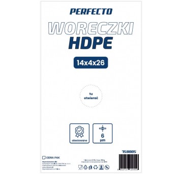 Worki spożywcze HDPE 14/4/26 ODRA/Perfecto /10