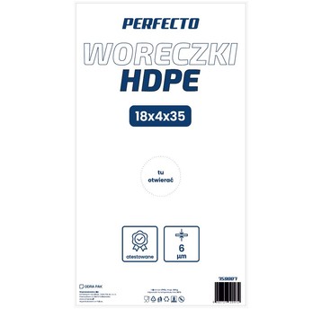 Worki spożywcze HDPE 18/4/35 ODRA/Perfe kurczakowe