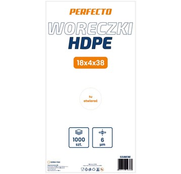 Worki spożywcze HDPE 18/4/38 ODRA/Perfecto 1000szt
