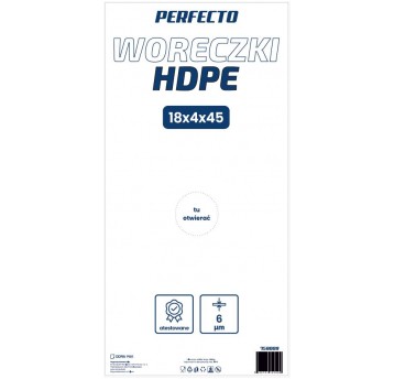 Worki spożywcze HDPE 18/4/45 ODRA/Perfecto /10