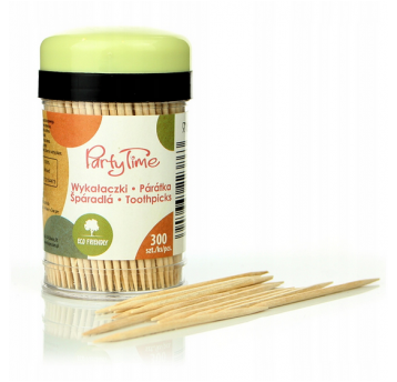 Wykałaczki 6,5cm beczułka LUX PartyTime 300szt