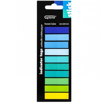 Zakładki indeksujące 45x11 Grand 10kol 200szt