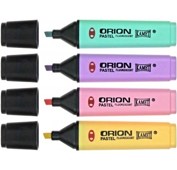 Zakreślacz Orion pastel 4 kolorów