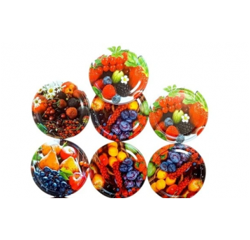 ZAKRĘTKA słoik 82mm 6zacz mix owoców 10szt /70