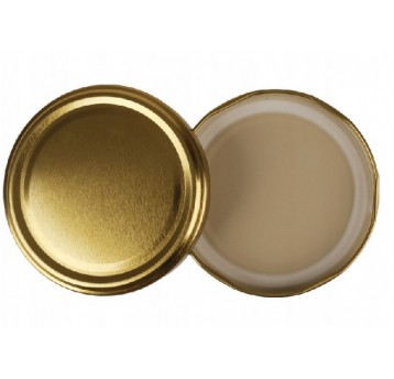 ZAKRĘTKA słoik 82mm 6zacz ZŁOTA 10szt /70