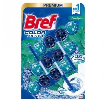 Zawieszka wc kulki BREF COLOR ACTIV 3x50g Eukalipt