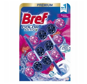 Zawieszka wc kulki BREF COLOR ACTIV 3x50g Flower