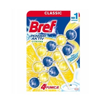 Zawieszka wc kulki BREF POWER ACTIV 3x50g LEMON