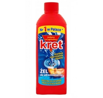 Żel do udrażniania rur KRET 500G /12