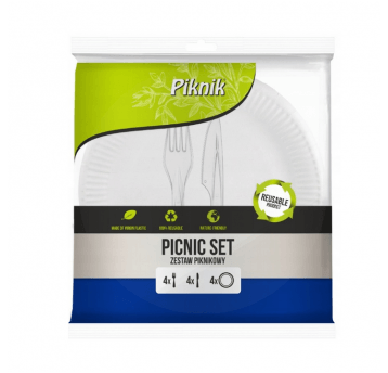 Zestaw Piknikowy 12szt ECO (T+N+W) /20