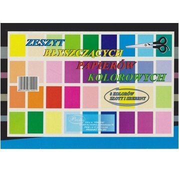 Zeszt papierów kolorowych A4 PROTOS
