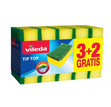 Zmywak gąbczasty VILEDA TIPTOP 5szt /1op /24