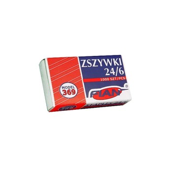 Zszywki 24/6 srebrne FIAN 1000szt PROMOCJA