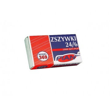 Zszywki 24/6 srebrne FIAN 1000szt PROMOCJA