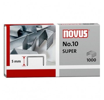 Zszywki no.10 srebrne Novus 1000szt /10